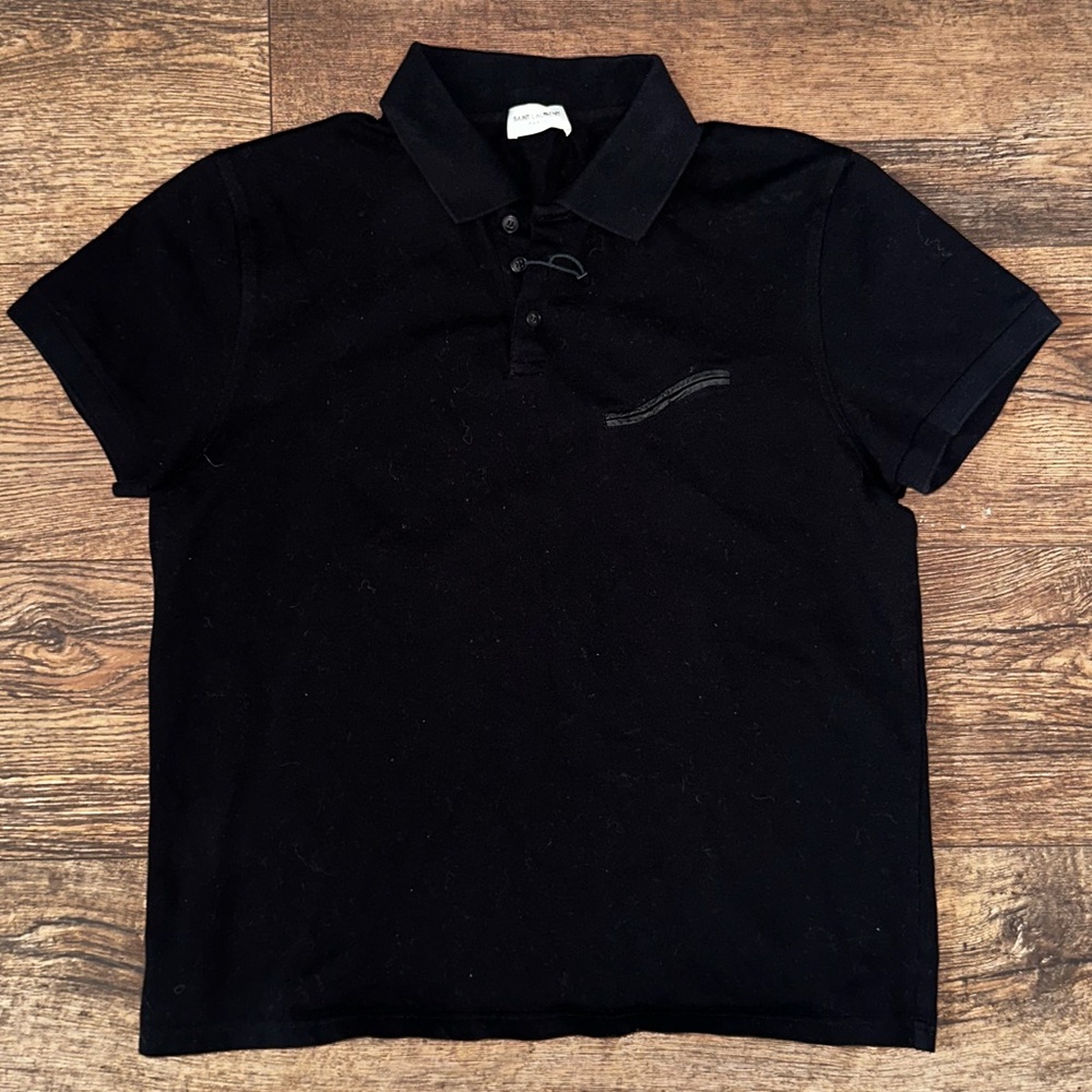 Saint Laurent Paris Ss 2018 Western Polo Shirt Size Small